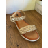Gold sandalen 